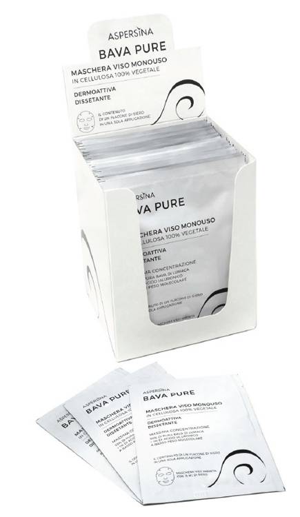 Aspersina Bava Pure Maschera Viso Monouso 15 ml