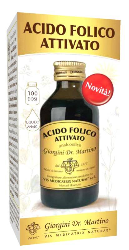 Dr Giorgini Acido Folico Attivato Liquido Analcolico 100 ml