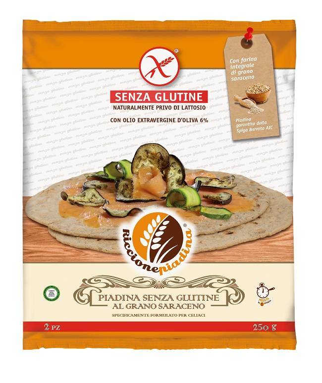 Riccione Piadina senza Glutine al Grano Saraceno 2 x 125 g