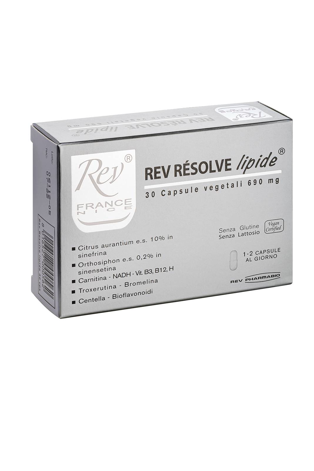 Pharmabio REV Resolve Capsule Integratore Drenante 30 capsule