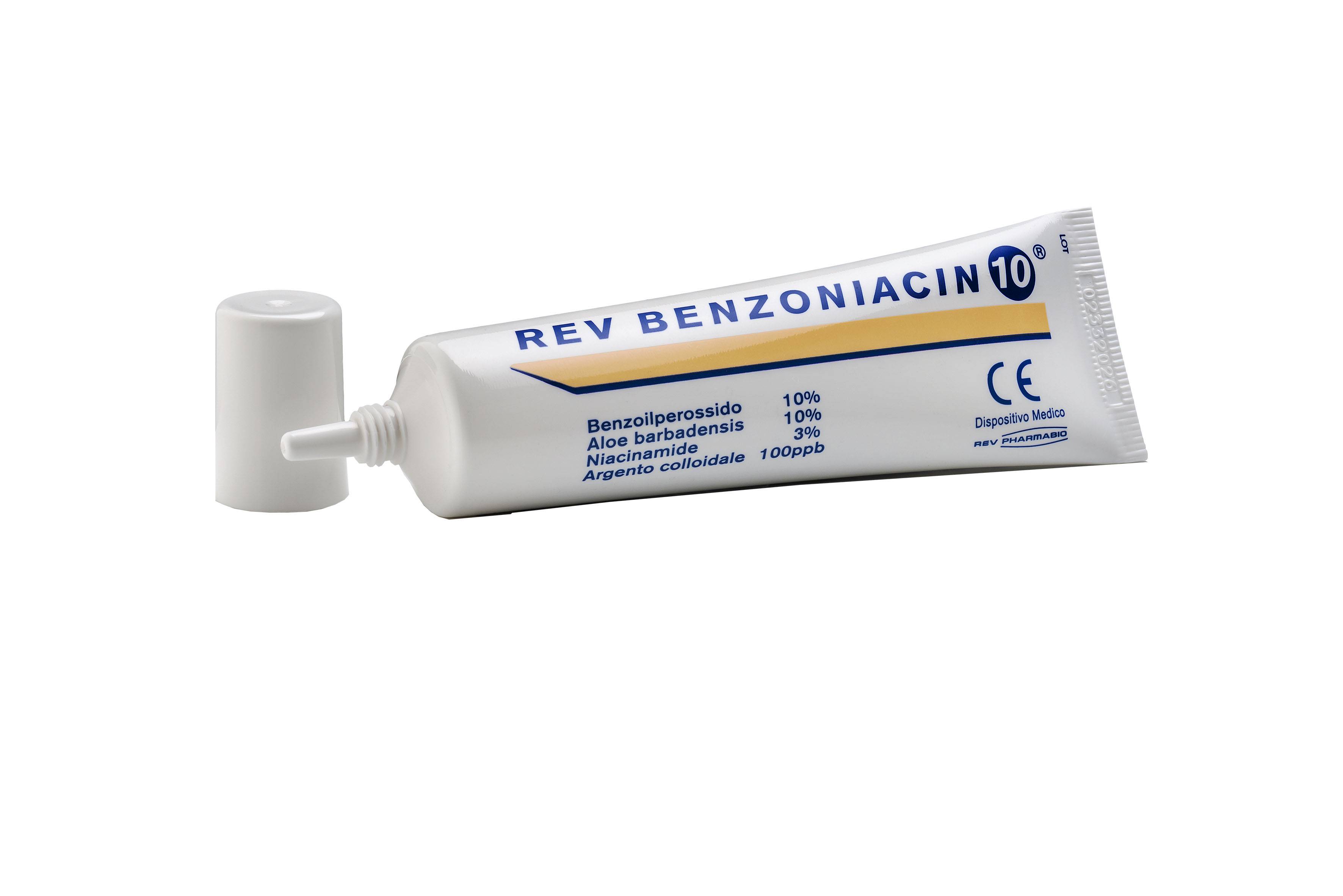 Pharmabio Rev Benzoniacin 10 Trattamento Topico dell'Acne 30 ml