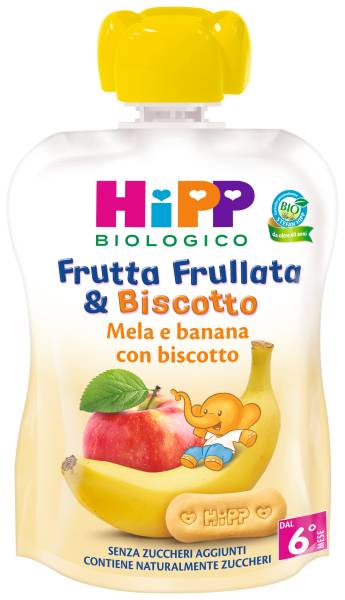 Hipp Frutta Frullata&Biscotto Mela Banana Biscotto 90 g