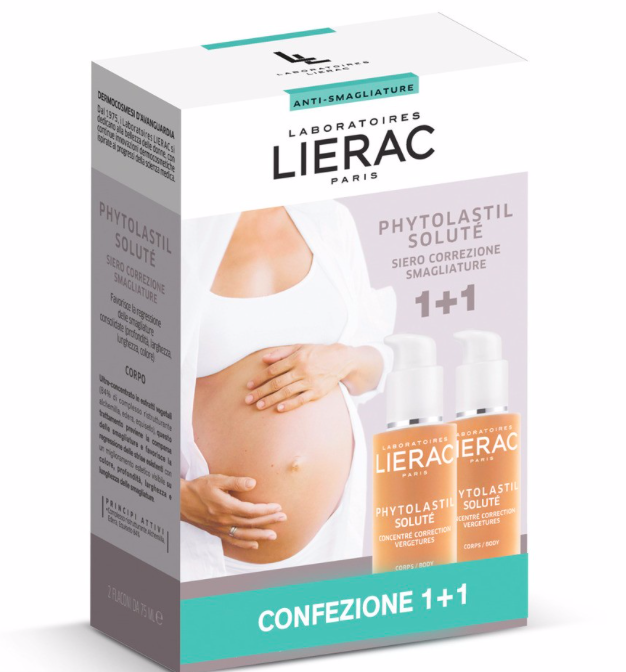 Lierac Duo Phytolastil Soluté Concentrato Gel Correzione Smagliature 75 m +75 ml