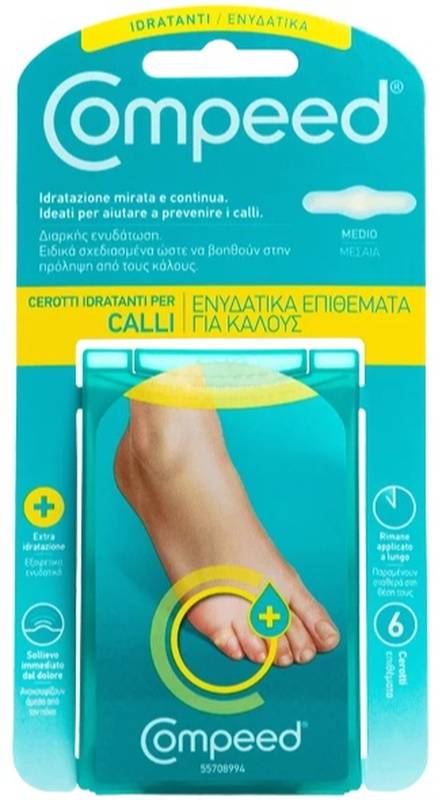 Compeed Cerotti Idratanti Per Calli 6 Pezzi