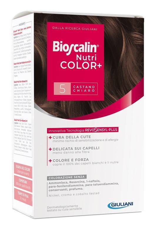 Bioscalin Nutricolor+ 5 Castano Chiaro Colorazione Permanente