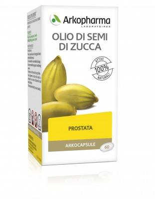 Arkopharma Arkocapsule Olio Semi Zucca Integratore per benessere vie urinarie 60 Capsule