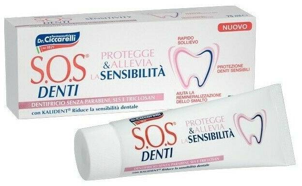 Dr Ciccarelli Sos Denti Sensibili Dentifricio 75 ml