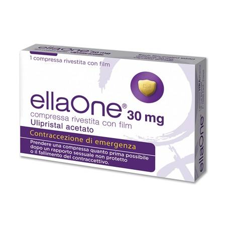 EllaOne 30 mg Contraccezione d'Emergenza 1 compressa rivestita con film