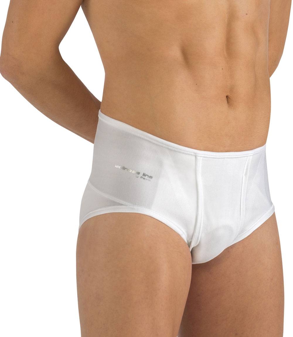 Pavis Wellness 651 Slip ErniaBlock Slip per uomo Bianco Taglia 75