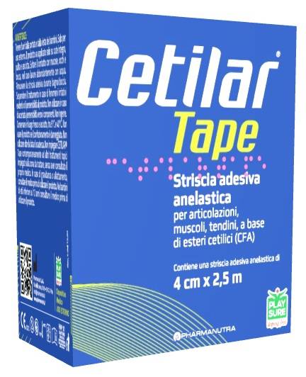 Cetilar Tape Striscia Adesiva Anelastica cm 4 X 2,5 m