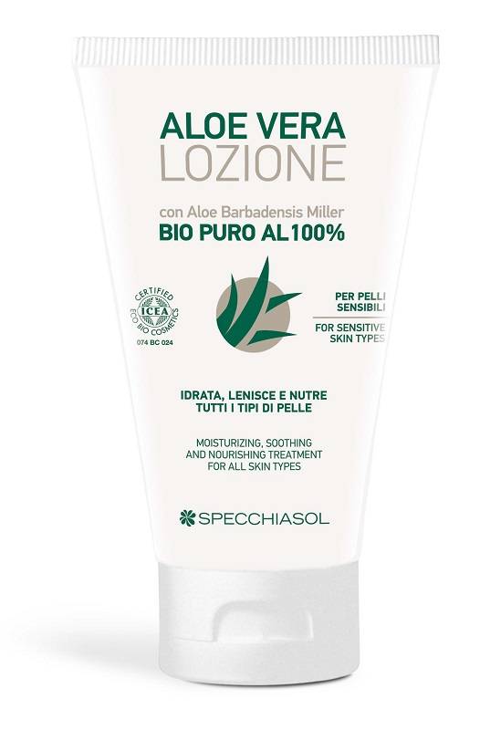 Specchiasol Aloe Vera Lozione Bio Puro 100% 150 ml