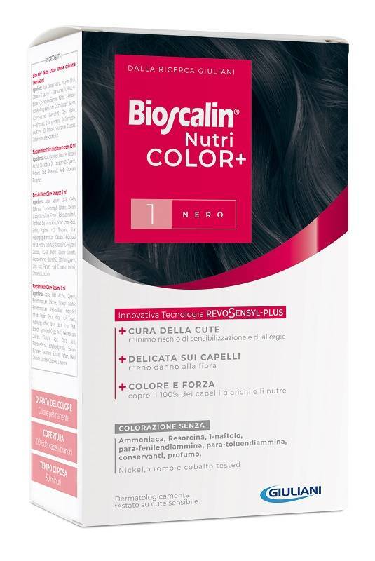 Bioscalin Nutricolor+ 1 Nero Colorazione Permanente