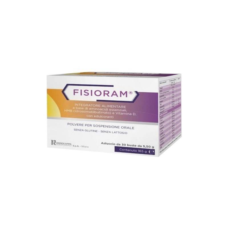 Fisioram Integratore di Aminoacidi e Vitamina D 30 bustine
