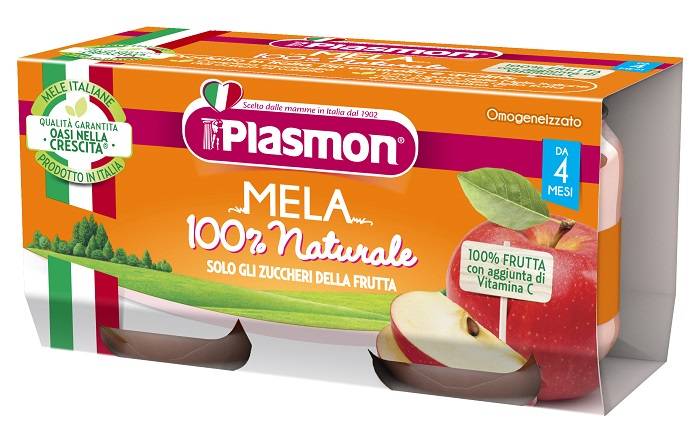 Plasmon Mela Omogeneizzato 2 x 80 g