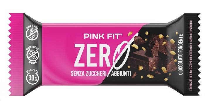 Pink Fit Zero Barretta Cioccolato Fondente 30 g