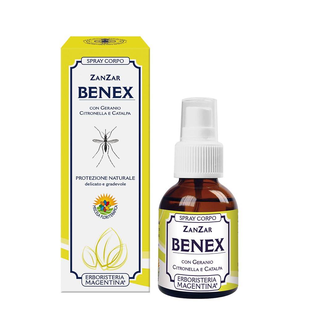 Erboristeria Magentina Zanzar Benex Spray Corpo Antizanzare 50 ml