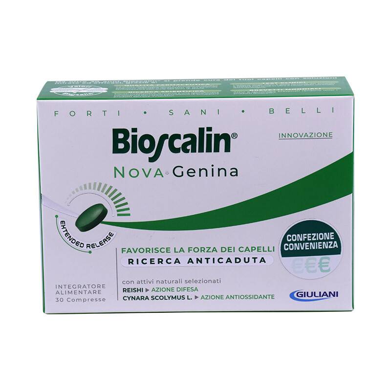Bioscalin Nova Genina Trattamento Anticaduta Capelli 30 compresse Cut Price
