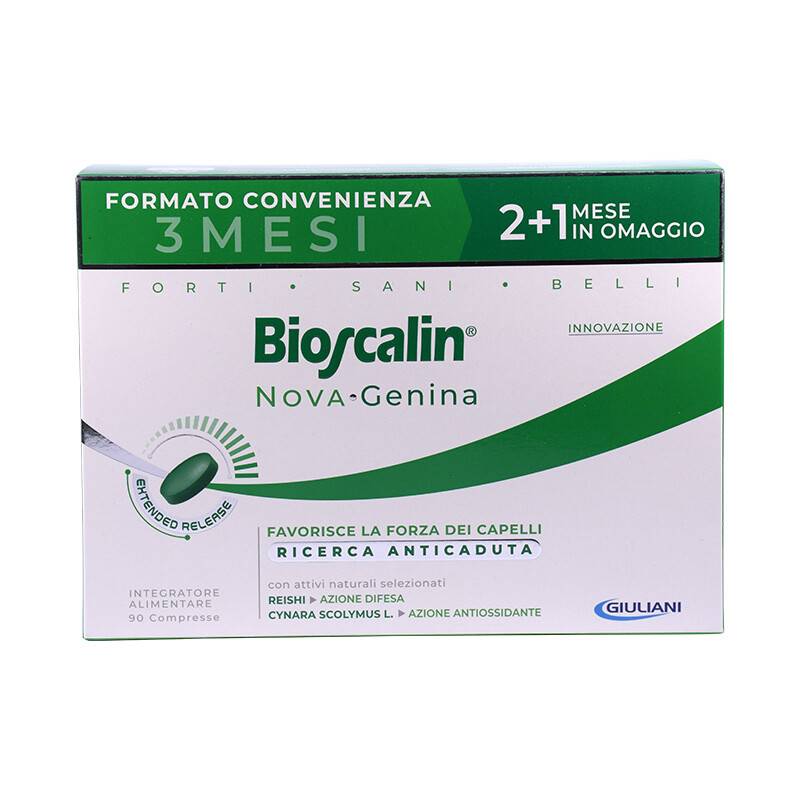 Bioscalin Nova Genina Trattamento Anticaduta 60 compresse + 30 omaggio