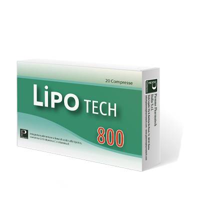Piemme Lipotech 800 Acido Alfa Lipoico 20 Compresse