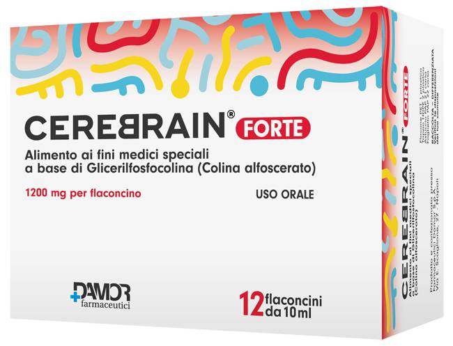 Cerebrain Forte Integratore Sistema Nervoso e Memoria 12 flaconcini da 10 ml