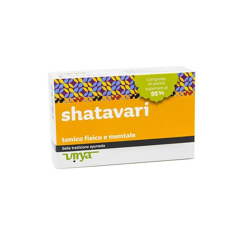 Virya Shatavari Integratore Forza Fisica e Mentale 60 Compresse Da 500 Mg