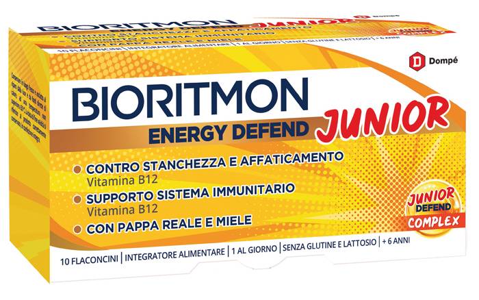 Bioritmon Energy Defend Junior Integratore per bambini 10 flaconi