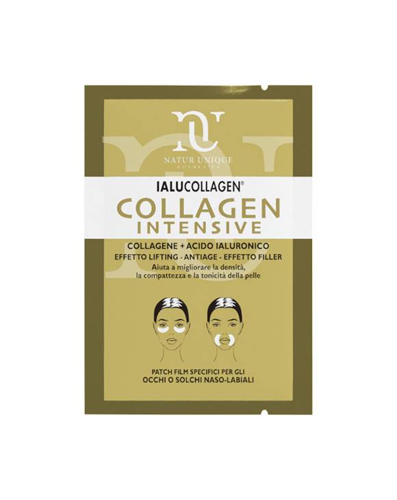 Natur Unique Ialucollagen Collagene Intensive Occhi e Solchi Naso Labiali 2 Patch