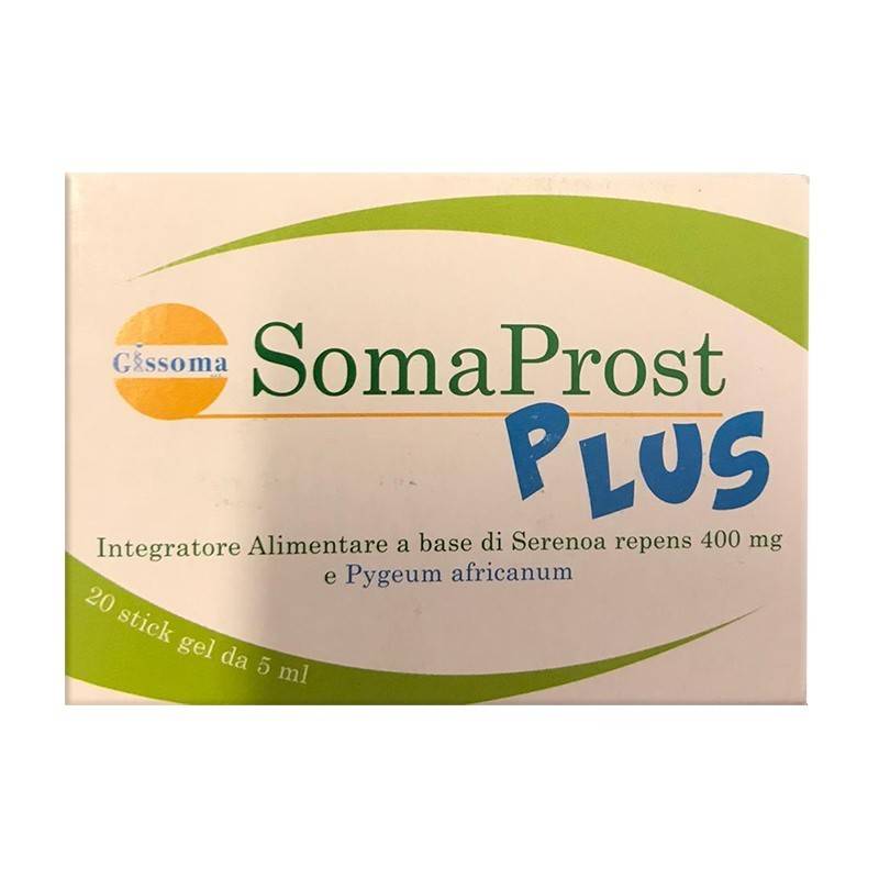 Gissoma Somaprost Plus Integratore per la Prostata 20 Stick