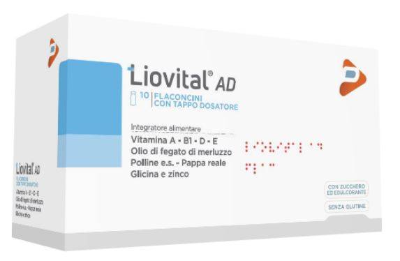 Pharma Line Liovital AD Integratore Vitaminico 14 flaconcini