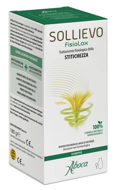 Aboca Sollievo Fisiolax Sciroppo Stitichezza 180 g
