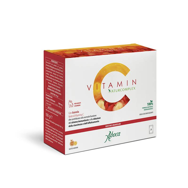 Aboca Vitamin C Naturcomplex Integratore Vitamina C 20 bustine