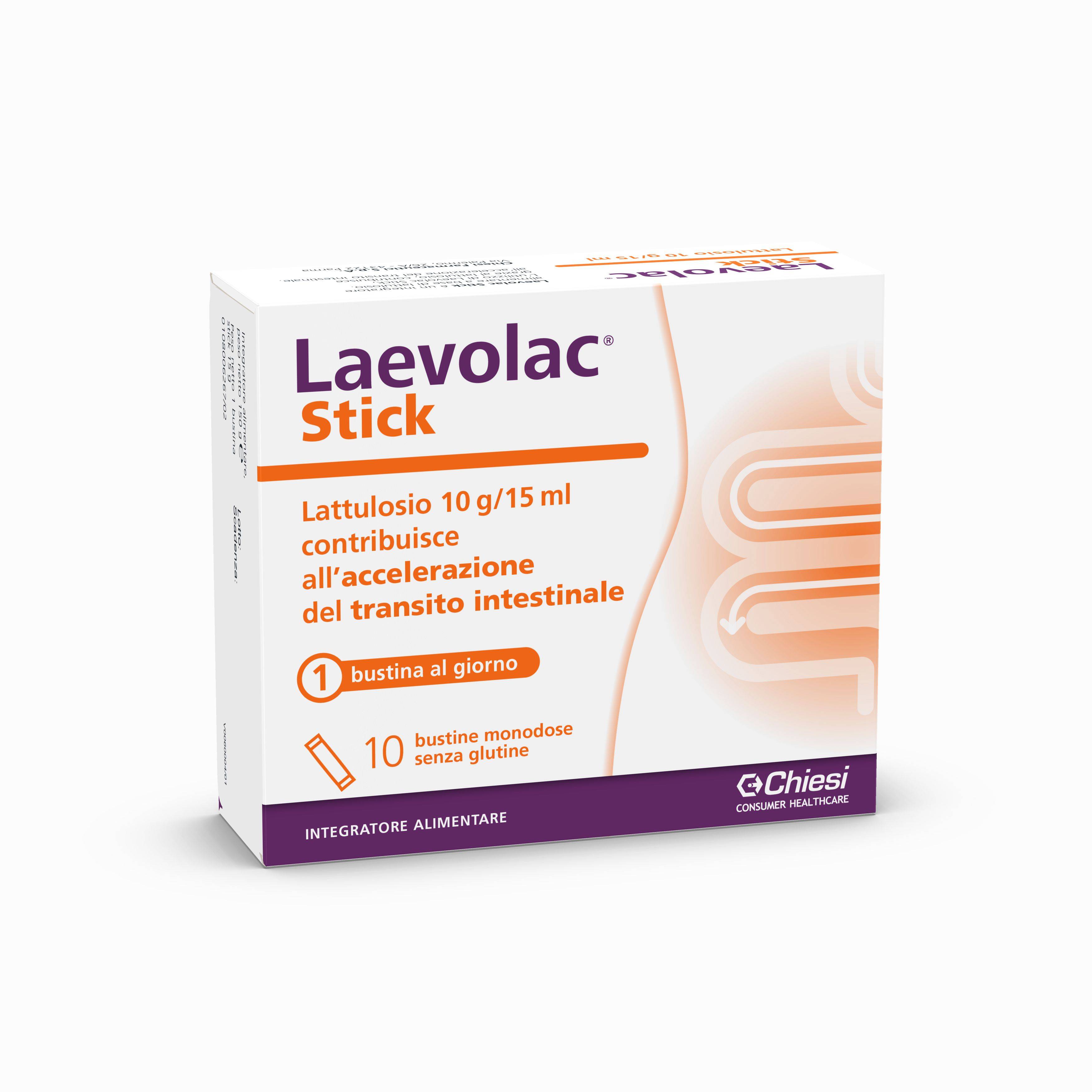 Laevolac Stick Integratore Stitichezza 10 Sticks