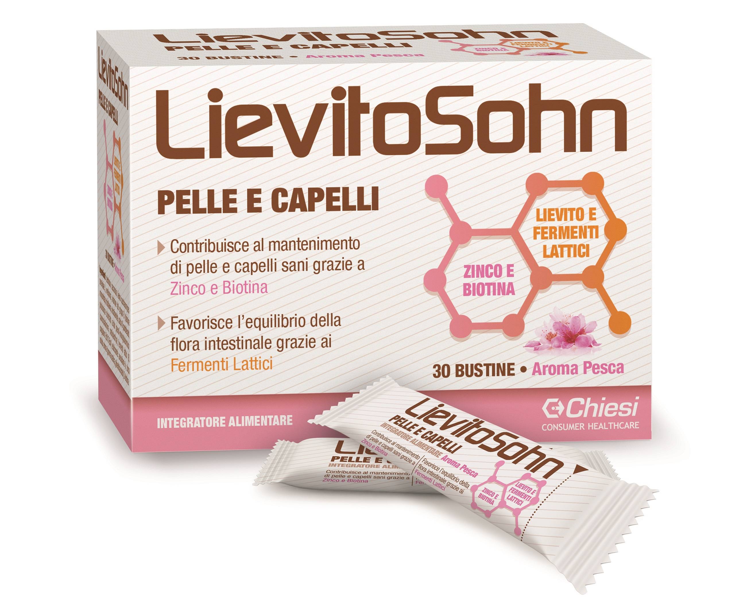 Lievitosohn Integratore Pelle e Capelli 30 Bustine 3,2 G