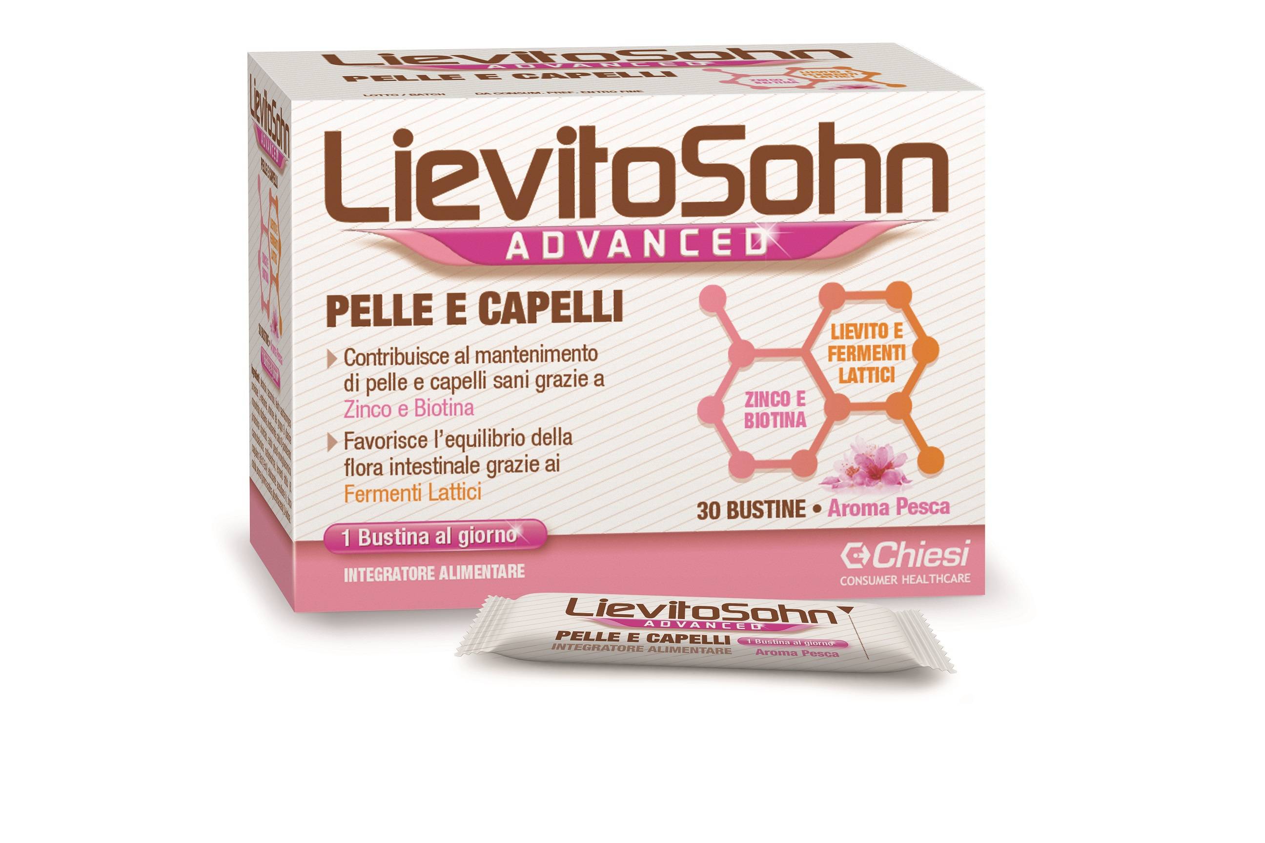 Lievitosohn Advanced Integratore Pelle e Capelli 30 Bustine