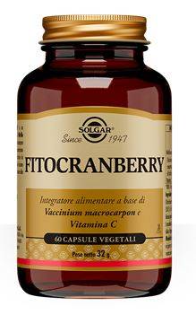Solgar Fitocranberry Integratore Vie Urinarie 60 Capsule Vegetali