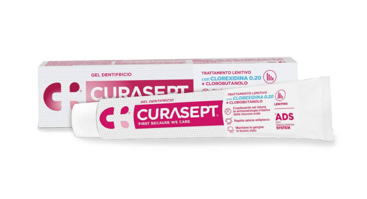 Curasept Gel Dentifricio Ads Dna Trattamento Lenitivo 75 ml
