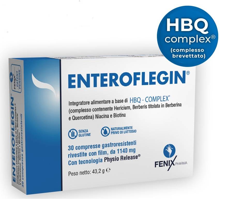 Enteroflegin Integratore per il benessere dell'intestino 30 Compresse