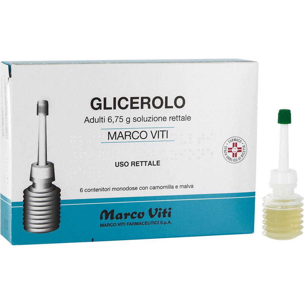 Glicerolo Marco Viti Soluzione Rettale 6 Microclismi Adulti