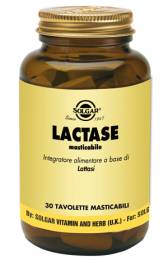 Solgar Lactase Integratore per Digerire Latte e Latticini 30 tavolette
