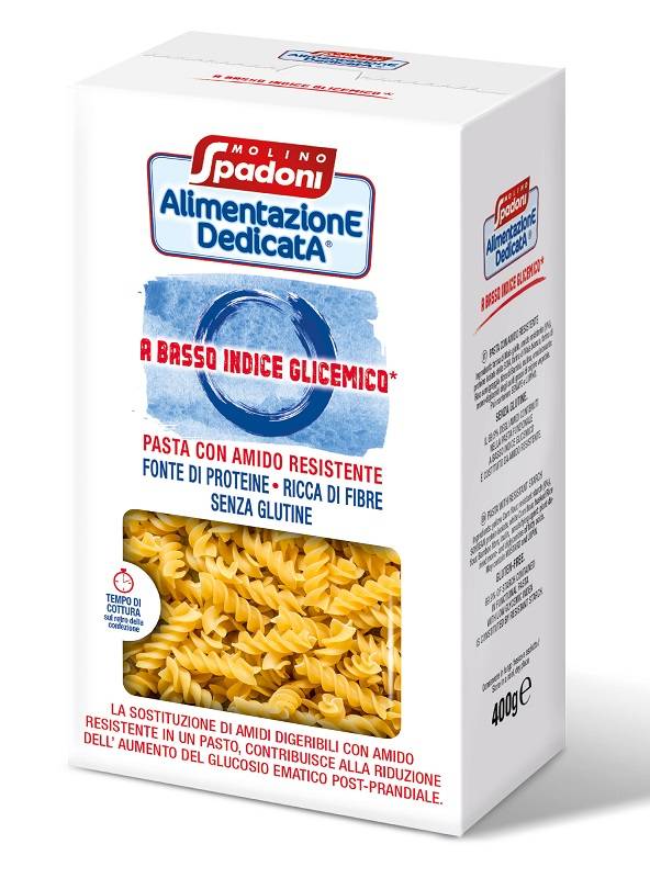 Molino Spadoni Fusilli Pasta a basso indice glicemico e senza glutine 400 g