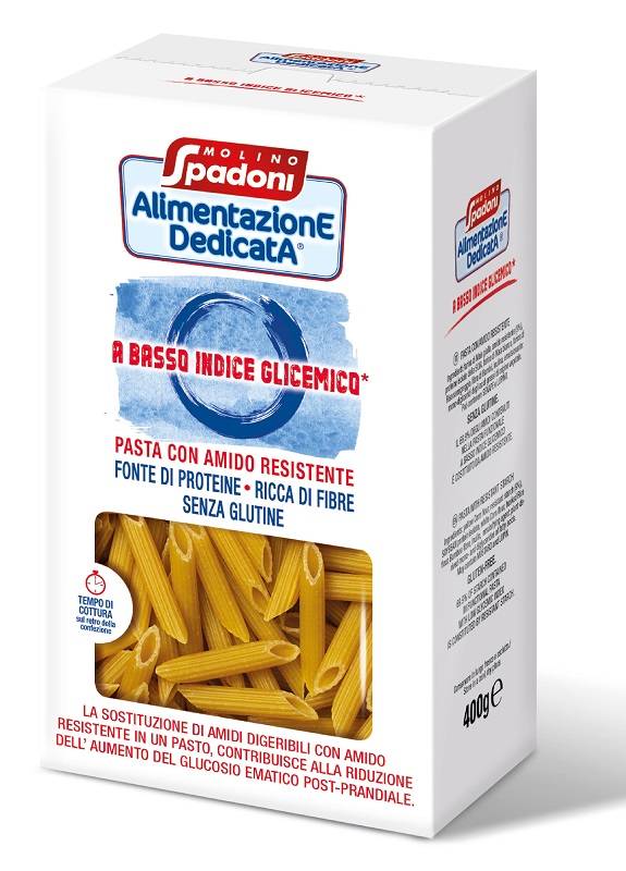 Molino Spadoni Penne Pasta a basso indice glicemico senza glutine 400 g