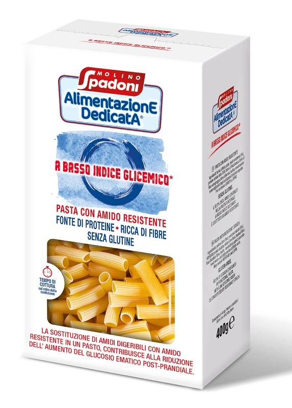 Molino Spadoni Maccheroni Pasta a basso indice glicemico senza glutine 400 g