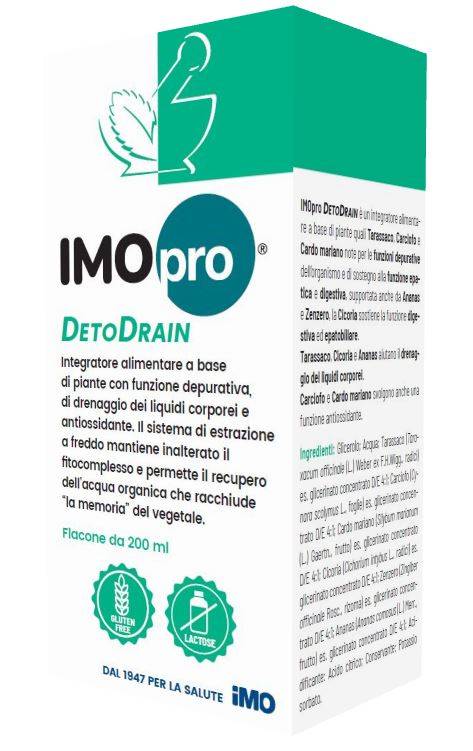 Imopro Detodrain Integratore Depurativo e Drenante 200 ml