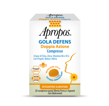 Apropos Gola Defens Doppia Azione 20 Compresse