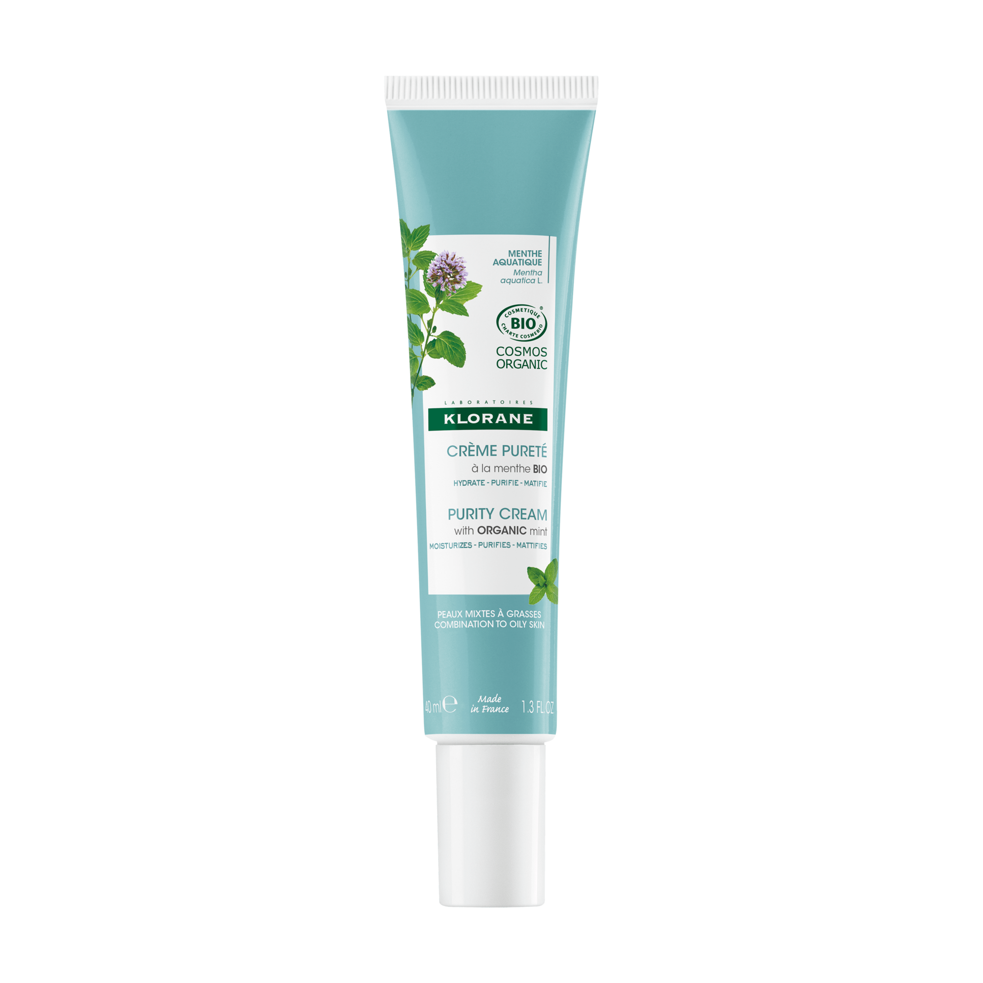 Klorane Crema Purificante alla Menta BIO 40 ml