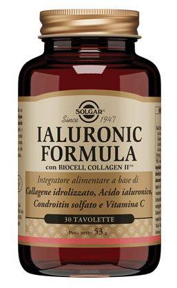 Solgar Ialuronic Formula Integratore per la Pelle 30 tavolette