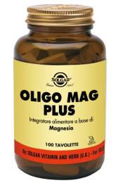 Solgar Oligo Mag Plus Integratore di Magnesio 100 tavolette