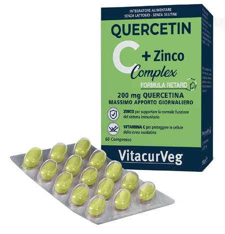 Pharmalife Quercetin C Complex Integratore per il sistema immunitario 60 compresse