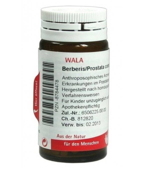 Wala Berberis Prostata Compositum Globuli 20 g