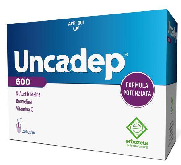 Uncadep 600 Integratore decongestionante 20 Bustine